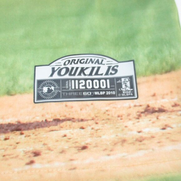 Original YOUKILIS Three 60 AL OVER Gear Baseball MLB Print Graphics T-shirt Siz - Picture 2 of 4